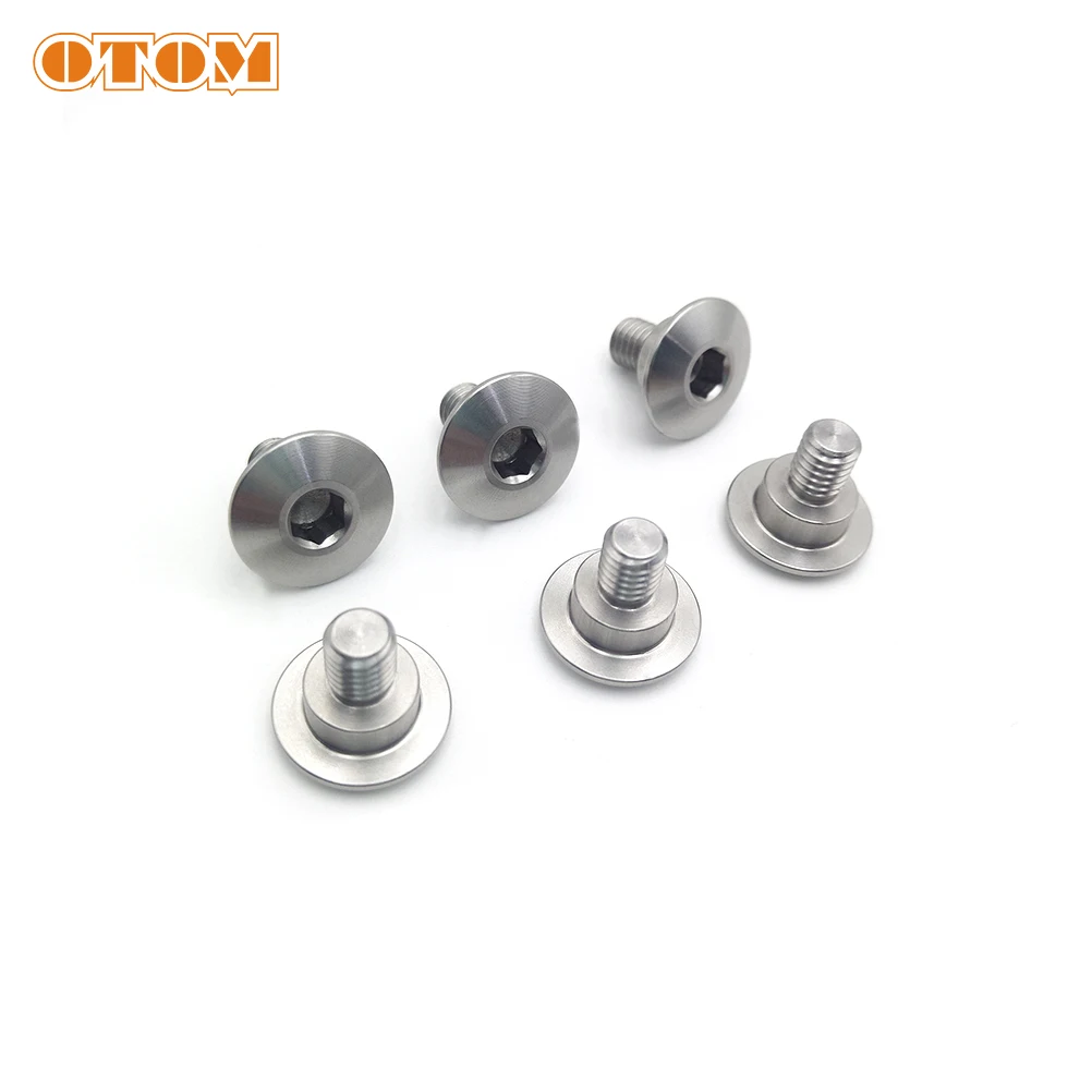 OTOM Motorcycle M6 Fork Guard Bolt Stainless Steel  For HONDA CR125 250 CRF250R CRF250RX CRF450R CRF250L CRF450RX Motocross Part