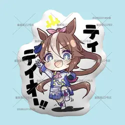 35/40/45cm Anime Umamusume: Pretty Derby  Tokai Teio Plush Cushion Soft Stuffed Cushion Kids Plushie Pillows Sofa Bed Gift