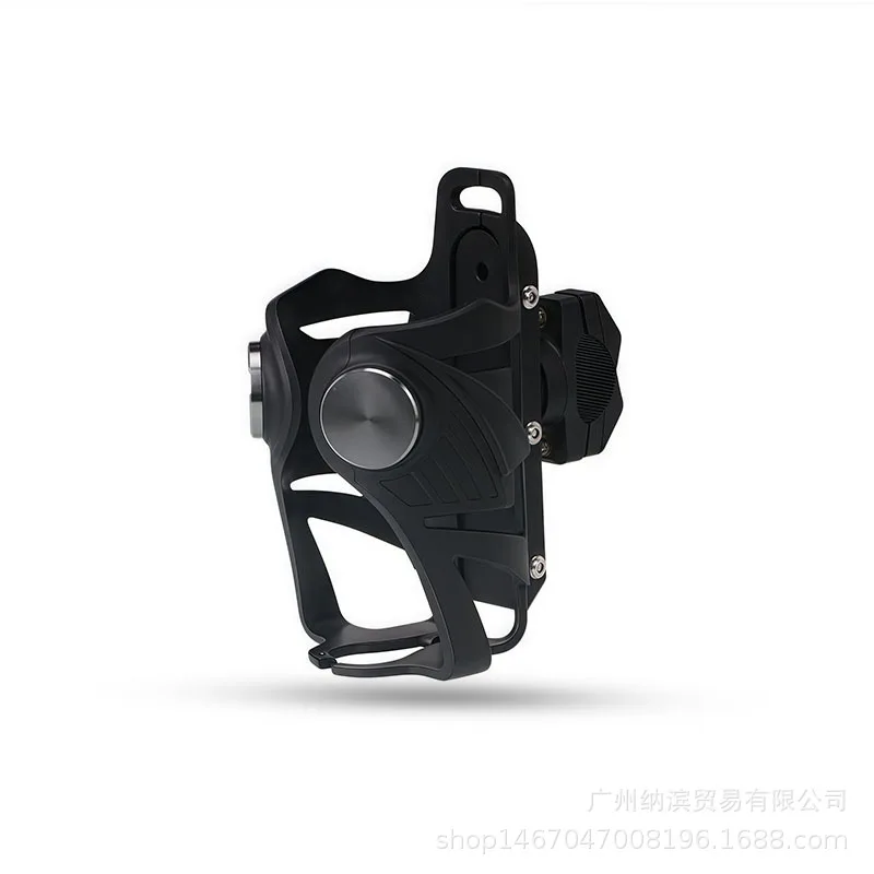 حامل أكواب للدراجات النارية بدون مثقاب - قفص زجاجة مياه عالمي قابل للتعديل لدراجات الطرق الوعرة والشارع