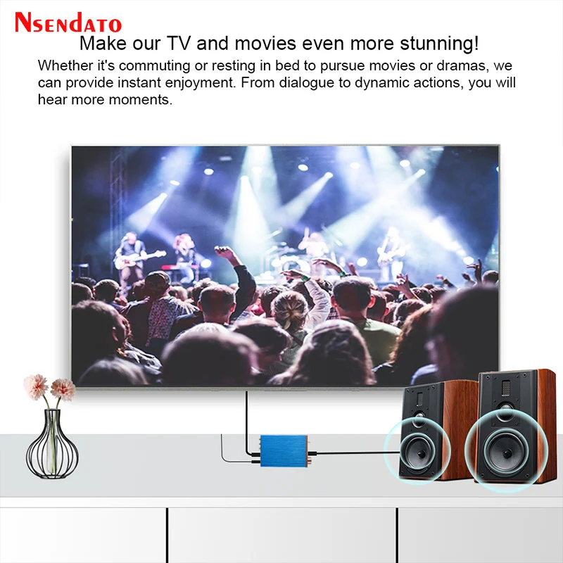 Hifi البصرية محوري USB الرقمية إلى التناظرية مضخم الصوت محول 96 كيلو هرتز DAC فك للمنزل مسرح فيديو سماعة PS4 DVD