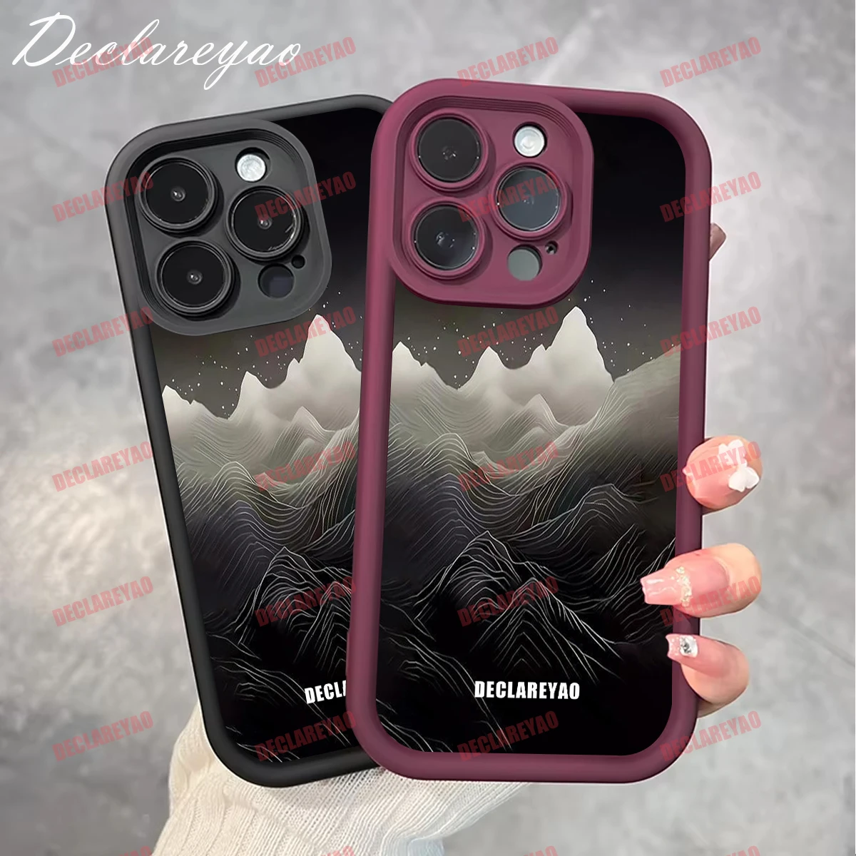 DECLAREYAO ماتي بولي TPU سليم غطاء ناعم ل Realme C30 N53 Q3 Q3i C51S 20A N55 C20 C55 C12 5I P1 Neo لايت حافظة سيليكون مقاومة للصدمات