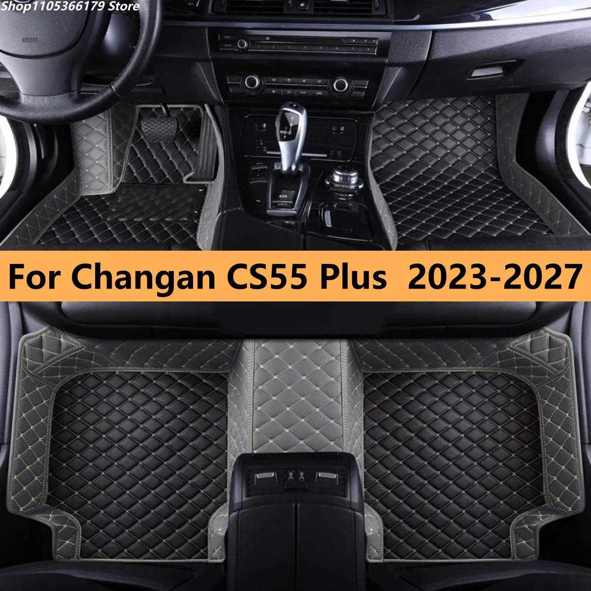 

Car Floor Mats For Changan CS55 Plus 2023 2024 2025 2026 2027 Car Foot Matts Rugs Vehicle Front Rear Row Full Set Carpet Pads