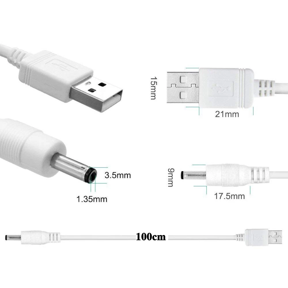 USB Charger cable For Foreo Luna2 Luna3 Mini 2 Go Luxe Facial Spa Massager For InFace Xiaomi Cleansing USB Charger Cord