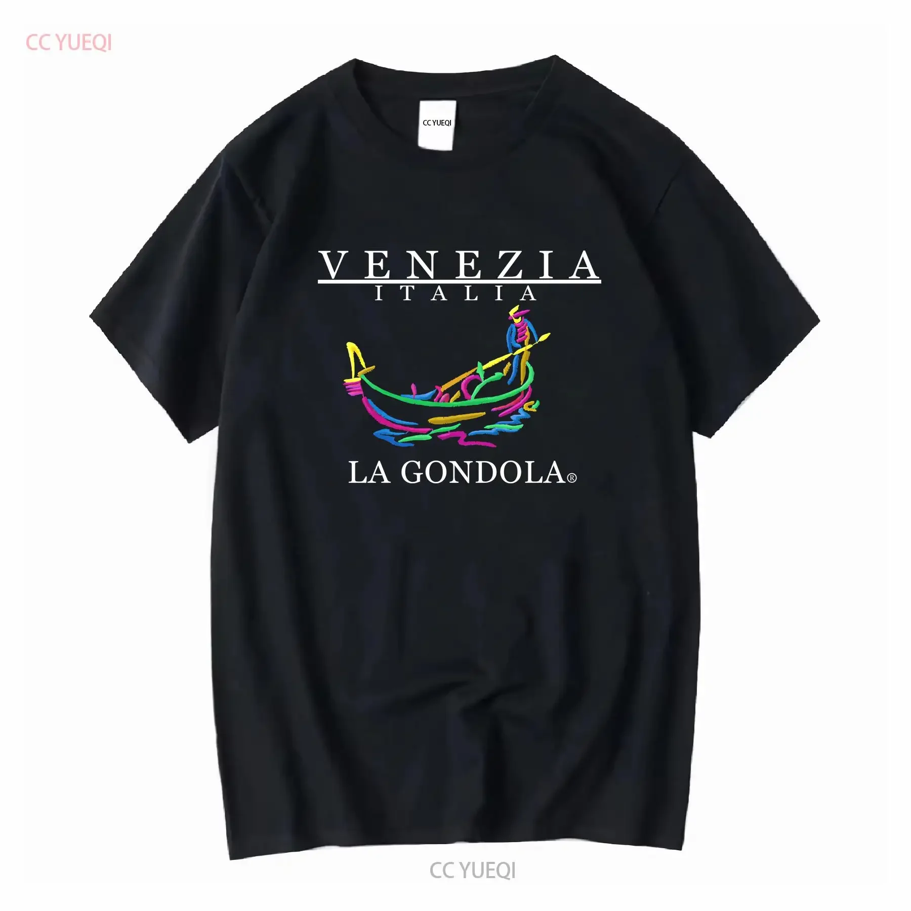 Rare Vintage 1990s Venezia Italia Venice Italy La Gondola Ride T Shirt New LARGE long or short sleeves vintage Washed