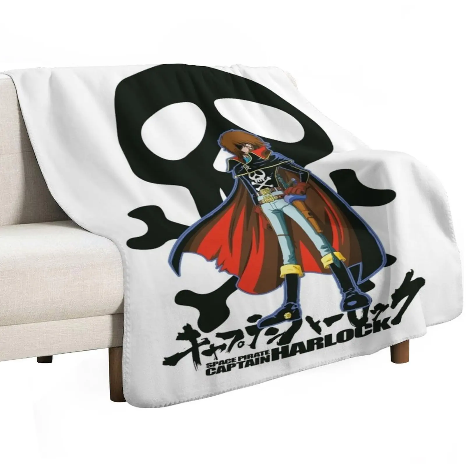 space pirate Throw Blanket Soft Warm Blanket Gift for Grandparents