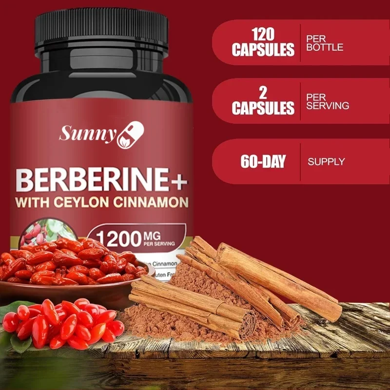 Berberine Premium Hcl 1200 мг — поддерживает когнитив, желудочно-кишечный и улучшает иммунитет.