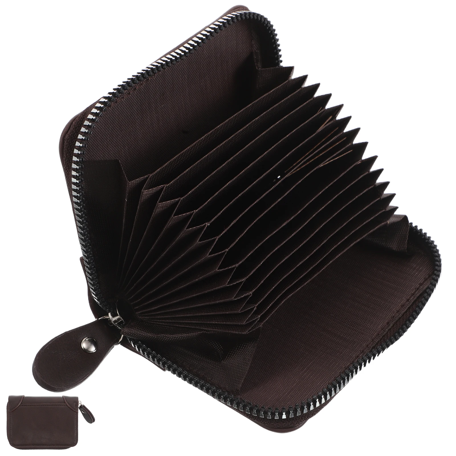 

Accordion Card Holder Storage Wallet Coin Container Organizer Fake Credit Pouch Small Case