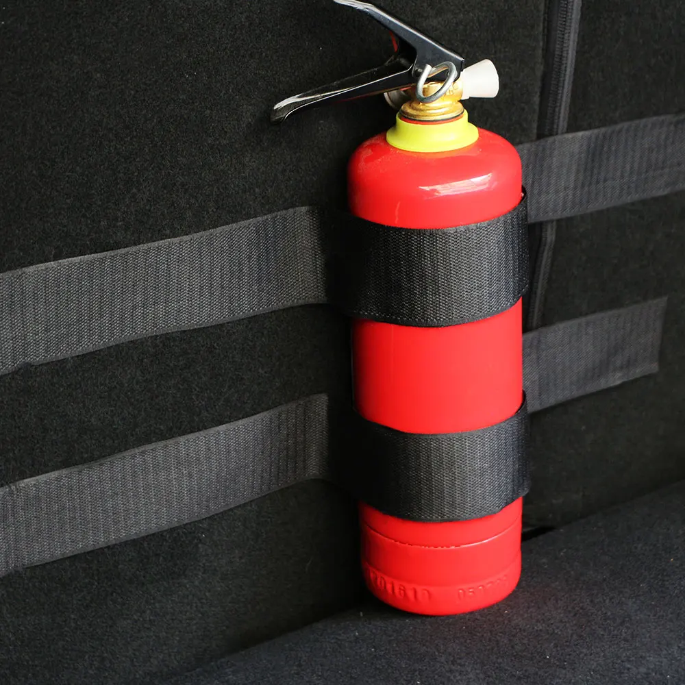Car Strap Fire Extinguisher Fixed Velcro 2 Long Short Higher Quality Environmental Protection Fire Extinguisher Fixed Strap
