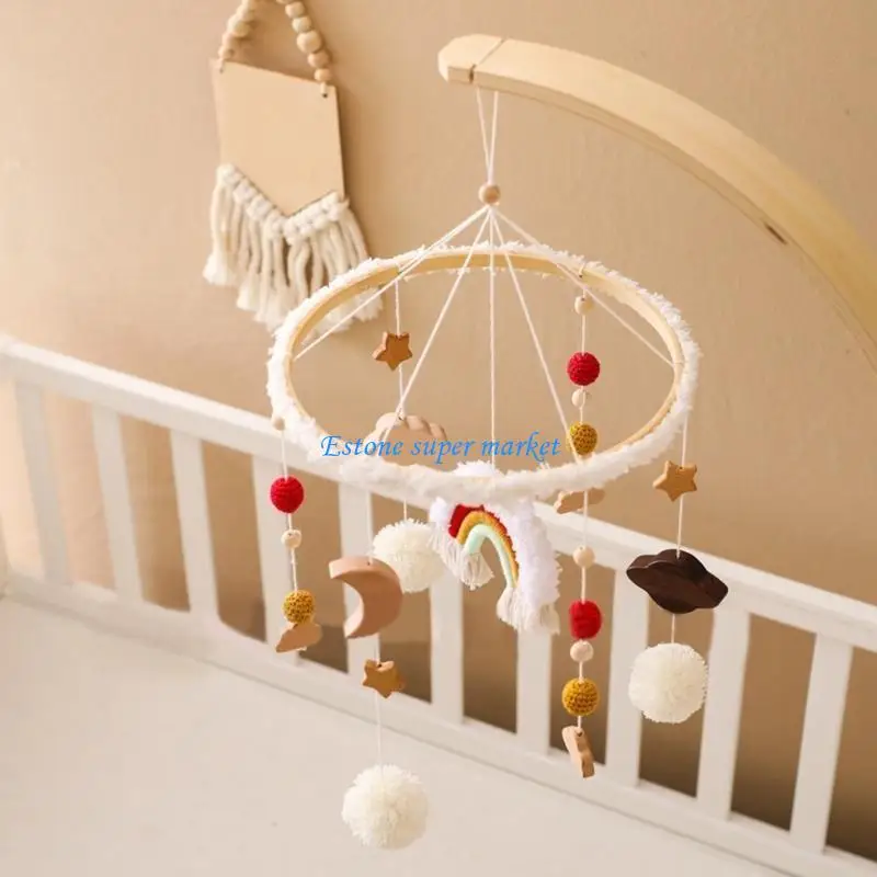 090B لعبة معلقة لديكورات سرير الرضع نشاط لطيف هدية استحمام لحديثي الولادة