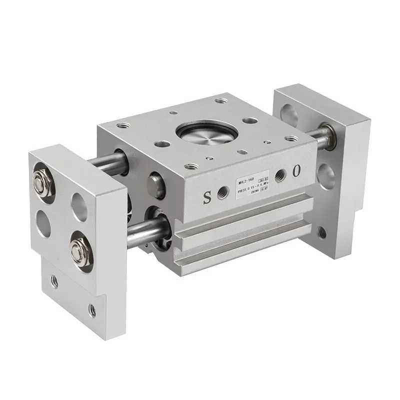 Mingwei type pneumatic finger cylinder HFT parallel opening and closing wide precision MHL2-16D/20D/25/32