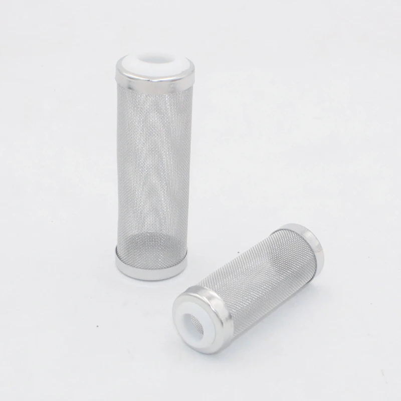 1 ST Rvs Filter S/L Aquarium Accessoires Inflow Inlaat Beschermen Speciale Garnalen Cilinder Filter Garnalen Netto