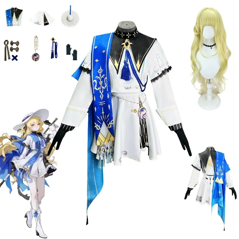 

Фиби Косплей Игра Wuthering Waves Костюм Парик Наряд Карнавал Хэллоуин Комикс Анимация Одежда для вечеринок