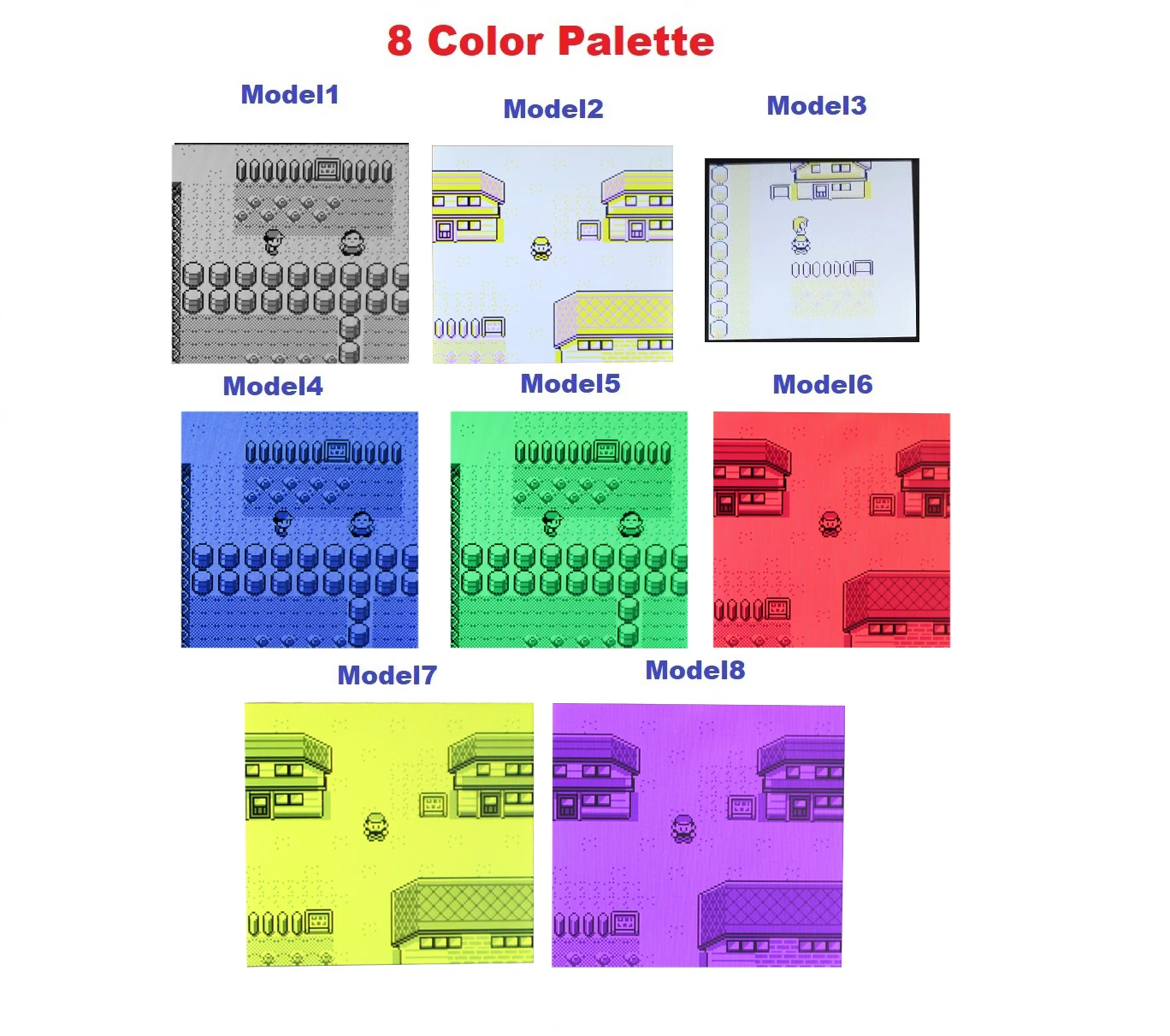 الضوء الخلفي IPS LCD لشاشة LCD الخلفية GBP مجموعات الإضاءة العالية لوحدة التحكم الجيب GameBoy