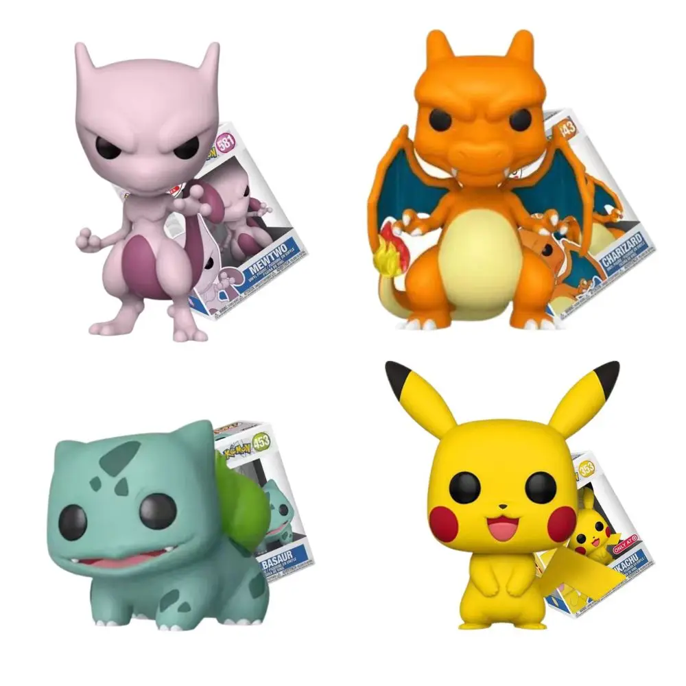 

fonkoes Pokemon аниме фигурка игрушка Чаризард Пикачу украшения фигурка для детей подарок на день рождения и Рождество игрушка