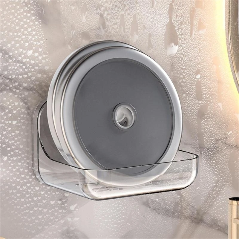 

Pair of Clear Bathroom Organizers Hygienic Water Drainage Kitchen Friendly