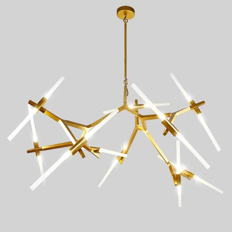 Imagem -03 - Industrial Sputnik Luzes Pingente um Tubo de Vidro Led Pendurado Lâmpada Minimalista Loft Retro Criativo Árvore Branch Lustre