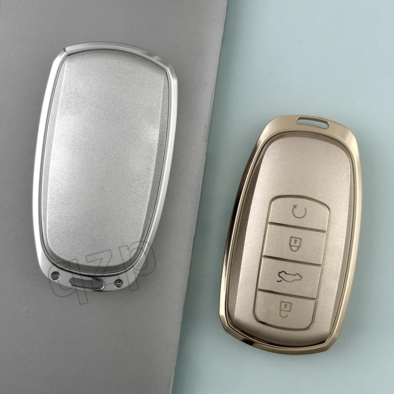 합금 및 TPU 키 케이스, Chery Jaecoo J7 7 J8 Omoda 5 C5 Tiggo 8 Arrizo 6 8 Pro 키 체인 쉘 커버, 거치대 자동차 액세서리