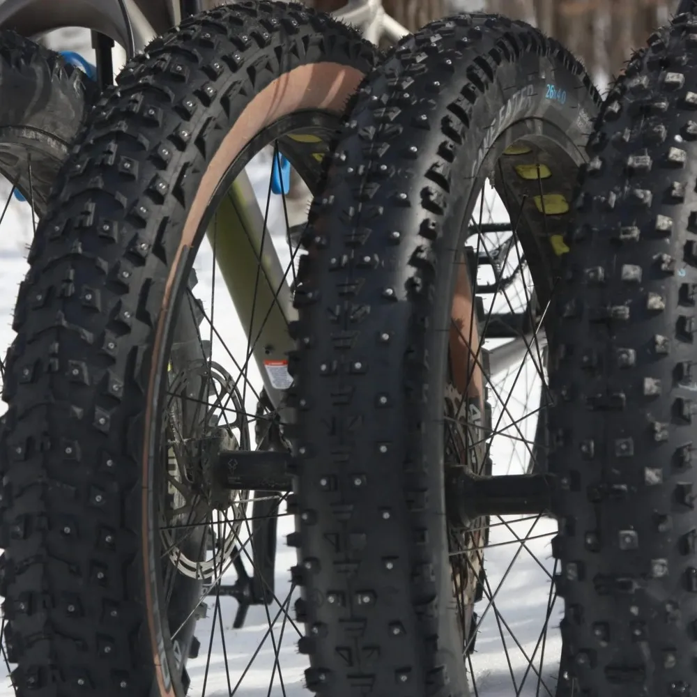 Studded Winter eBike Tire 27.5x2.1 Fat Bicycle Tyre Factory Ice Studded bike tires High Quality Bicycle Fat 27.5x2.1