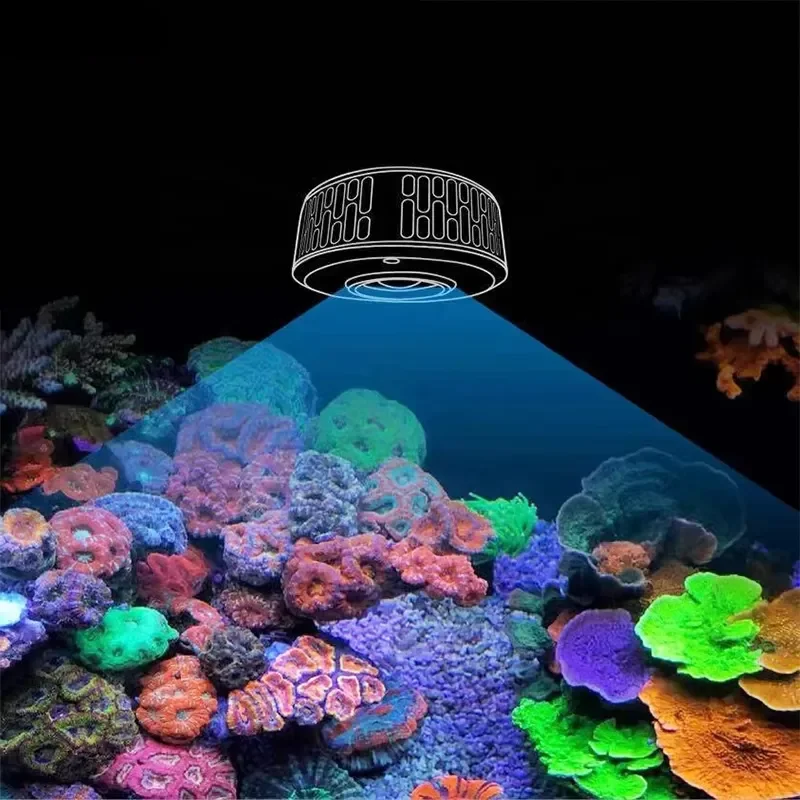 100W WiFi Smart Aquarium Light for A7 III 6 Channel Full Spectrum LED Reef Marine Saltwater Tank Plant Growth Ocean Lighting