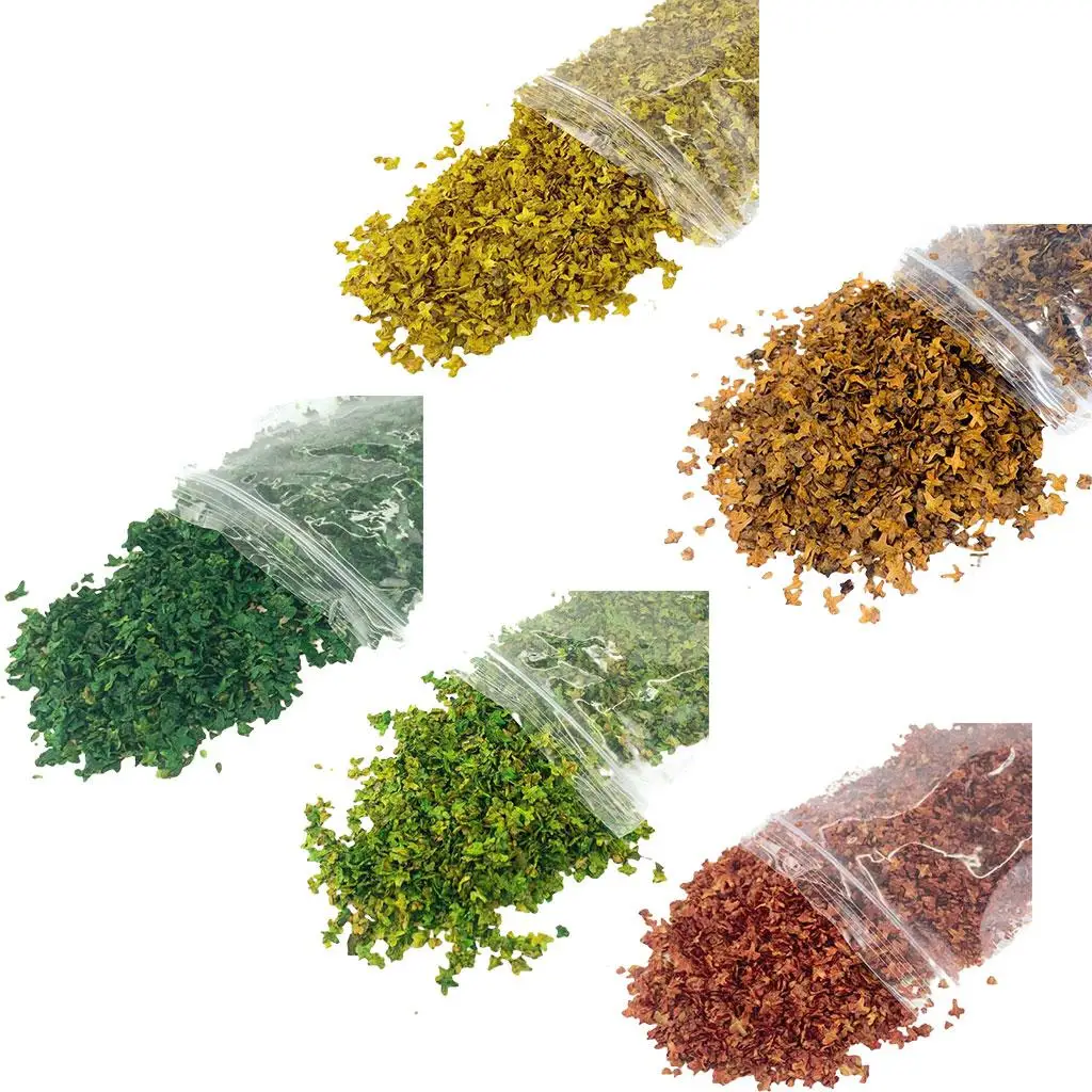 Accessoires de scène 33ml, Architecture de feuilles, Micro feuilles de paysage pour décor de bonsaï