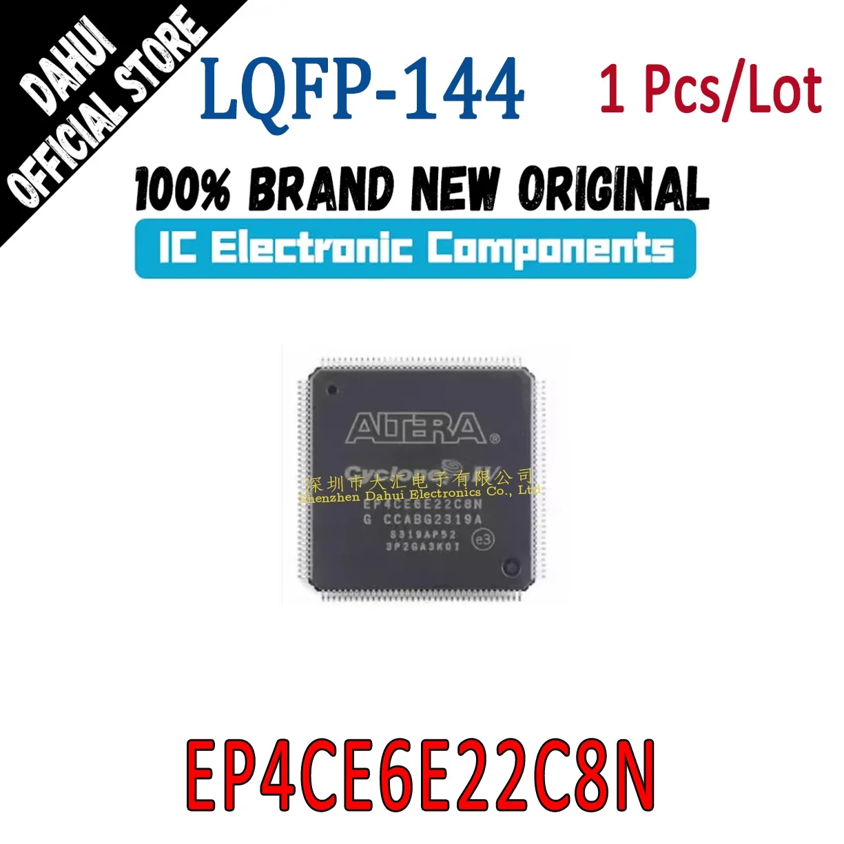 

EP4CE6E22C8N LQFP-144 Programmable logic chip IC Brand New Original In Stock