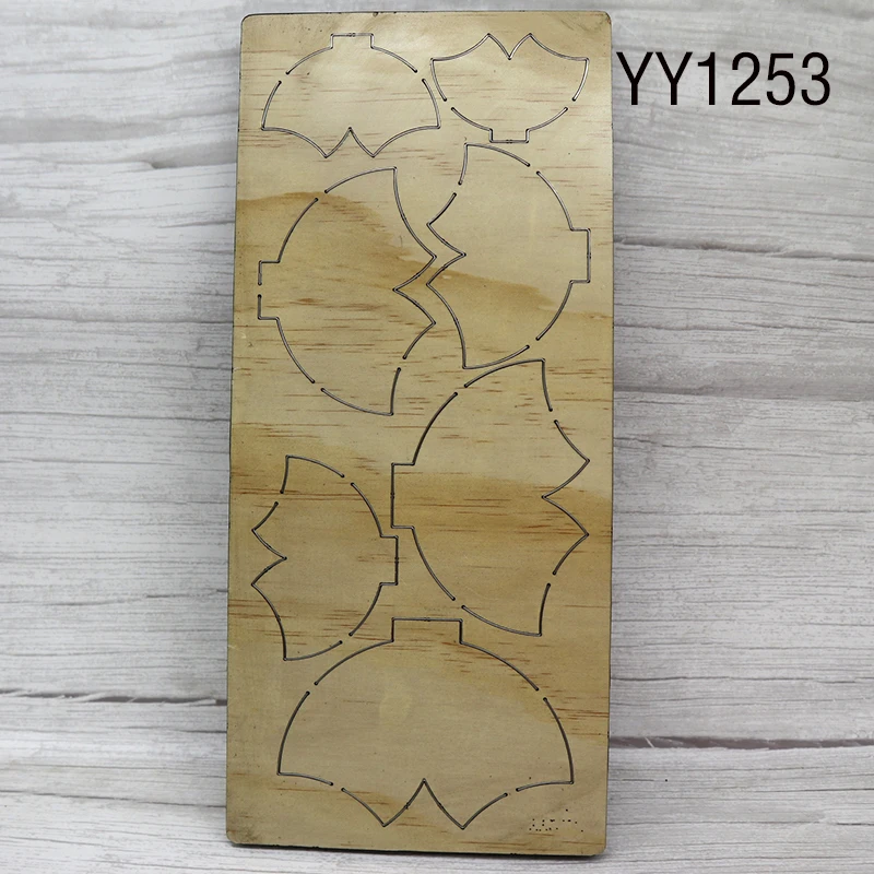 

New bow die cutting and wooden die, YY1253 is suitable for common die cutting machines in the market