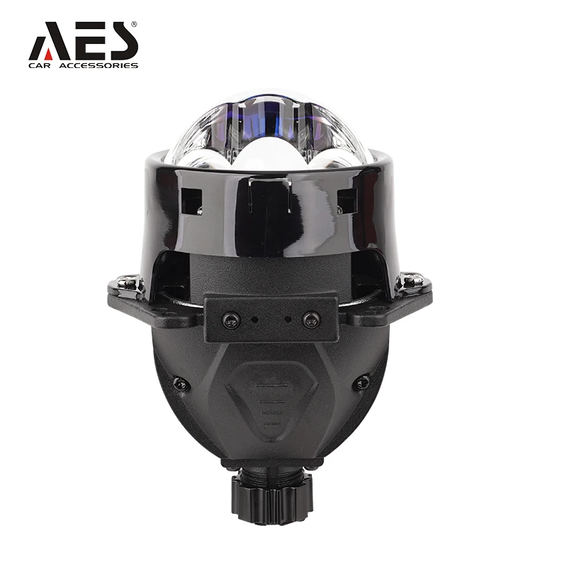 AES UX-3 Triple Bi Led Projector Lens 3.0 6000K Biled Projector Lens  with Universal Screw