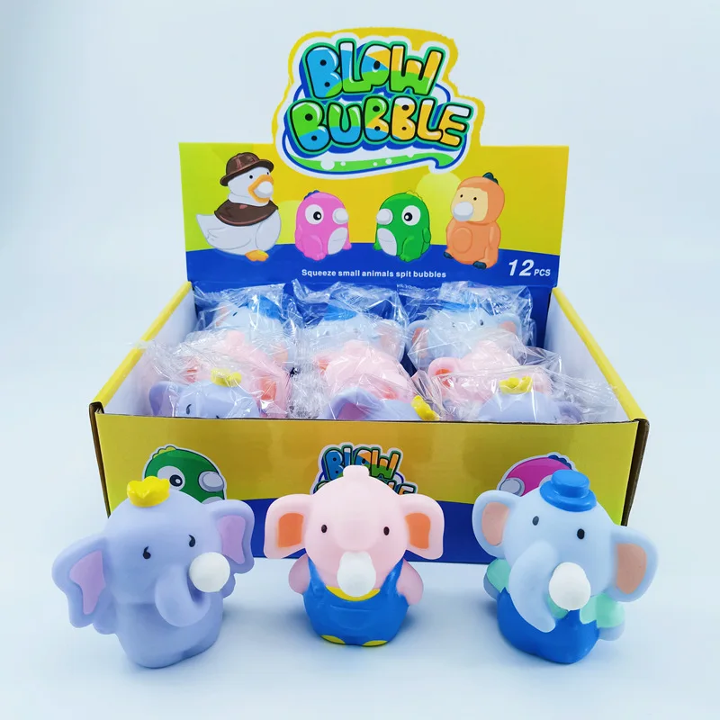 Giocattolo antistress Piccolo elefante Spremere Fidget Toys Tpr Squishy Antistress Divertente antistress per bambini Adulti Regalo Prop J103