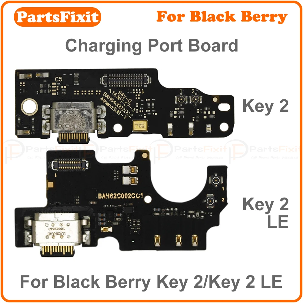 Placa de puerto de carga para Black Berry Key 2 Key 2 LE conector de carga reemplazo de placa PCB