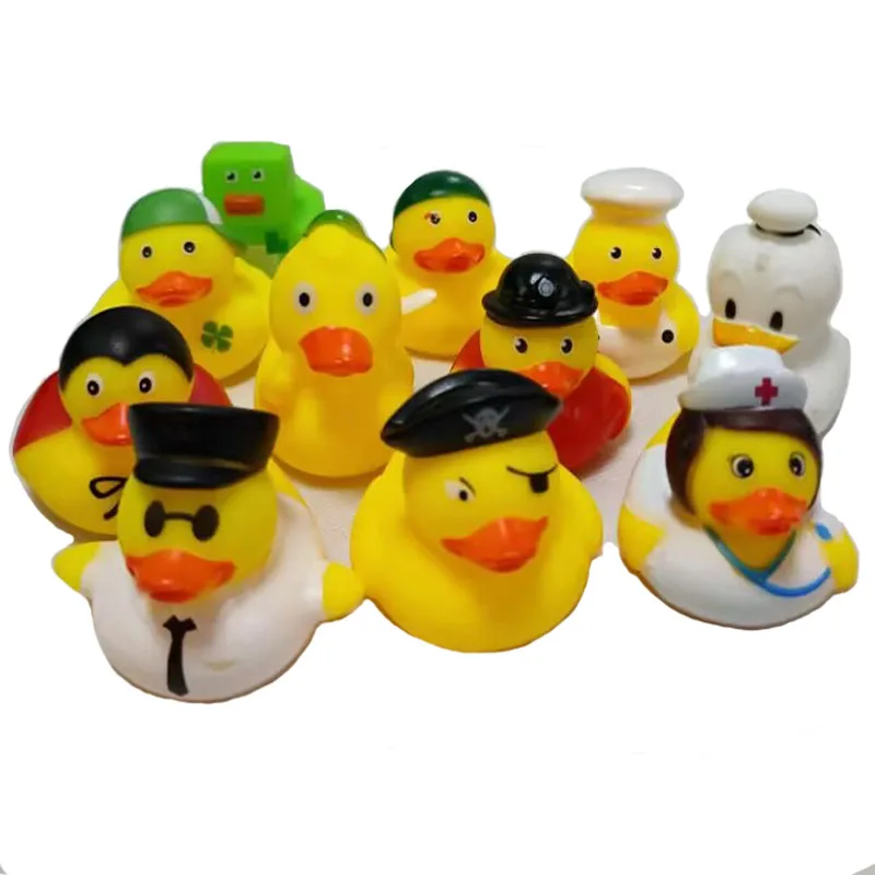 New Baby Bathing Toy Kids Cute Duck Water Spray Sprinkler Shower Rubber Ducks Swimming Beach Water Toys for Kids