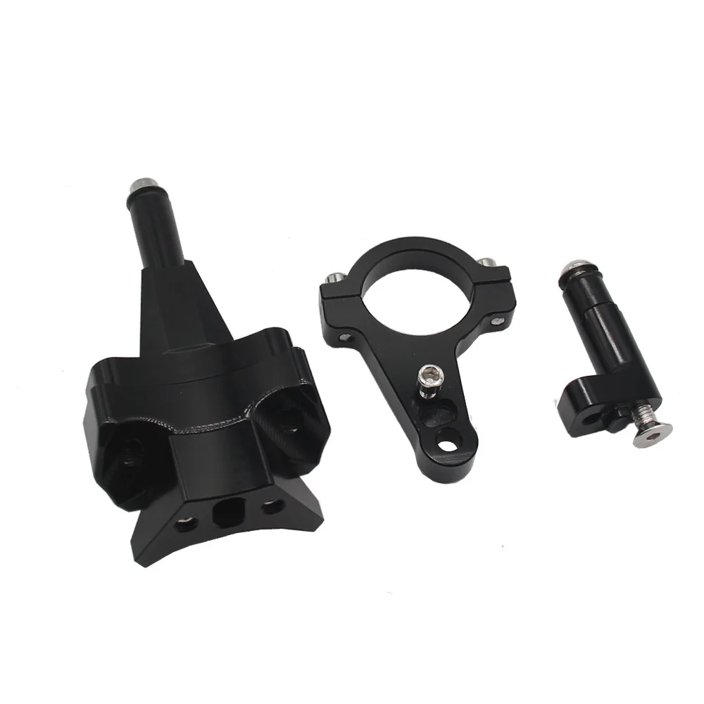 

Motorcycle Black Aluminium Alloy Steering Damper Bracket Kit for Kawasaki Ninja400 2019-2022