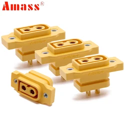 5pcs Amass XT60 XT60NE-F XT60NE DC500V 20A Gold Plated Plugs Battery Connector For Rc FPV Drone Airplane Car Boat Accessories