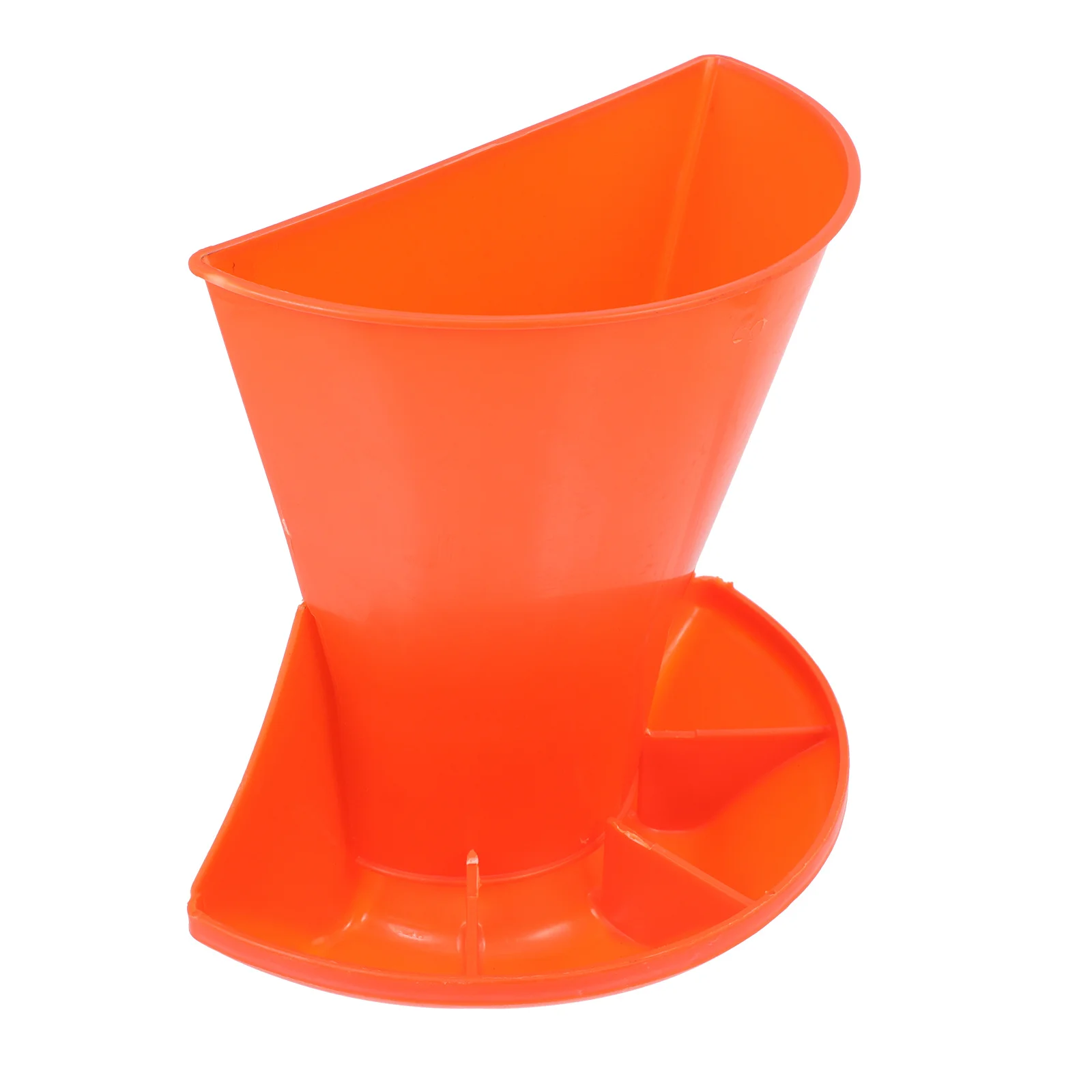 

1pc Small Piglet Feeder Thickened Plastic Compartment Trough Anti-Rust Durable Livestock Manger For Farm Supply Pig Food Feeding