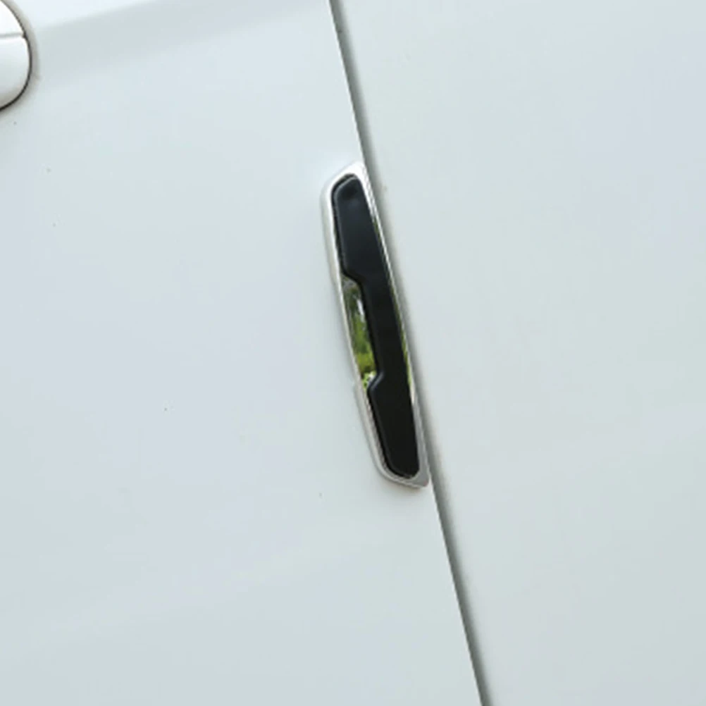 

4pcs Car Door Guard Protectors Black Durable Soft Material Universal Fit Anti Collision Strip Bumper Protection Door Edge