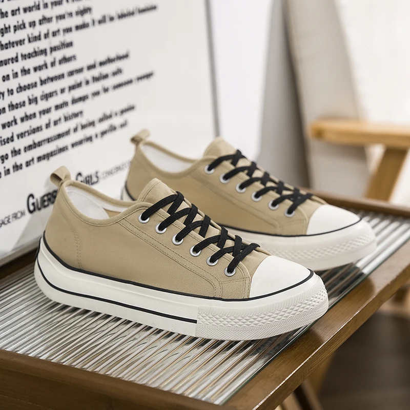

Men's Classic Canvas Shoes Summer New Breathable Casual Versatile Hong Kong Style Korean Version Small Audience Board Shoes
