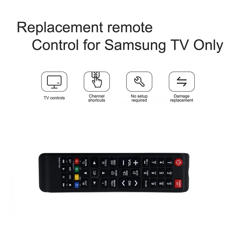 BN59-01180A Remote Control For Samsung LFD TV TM1240A DH40D DH48D DH55D DM32D DM40D DM48D EM65E EM75E DC32E DC40E DC48E