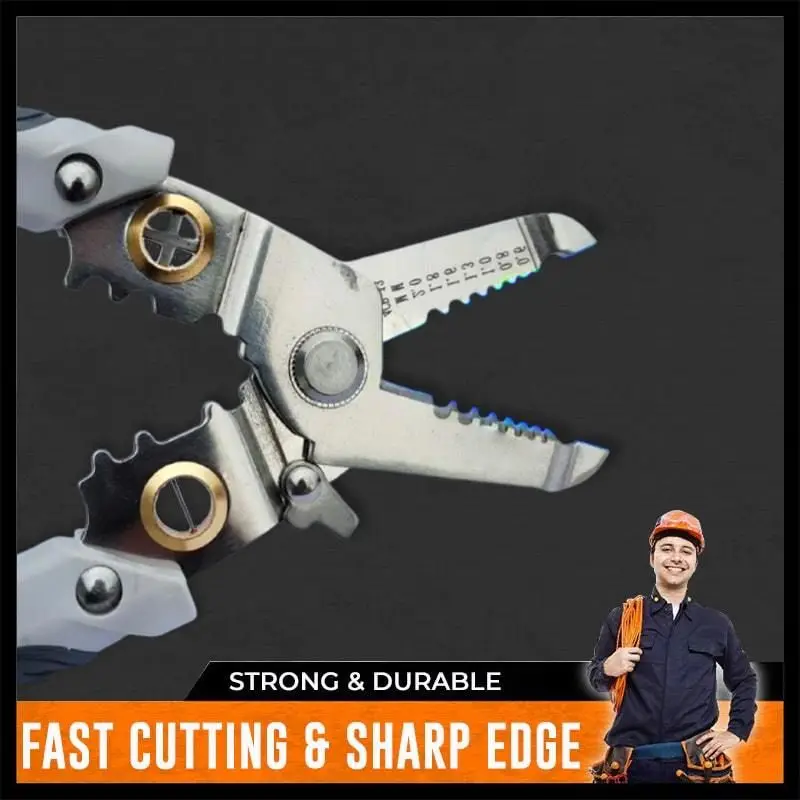 Multi-funktionale Draht Splitting Zangen Hohe-qualität Legierung Stahl Stripper Crimper Cutter Heavy Duty Draht Zangen Hand Werkzeuge zangen