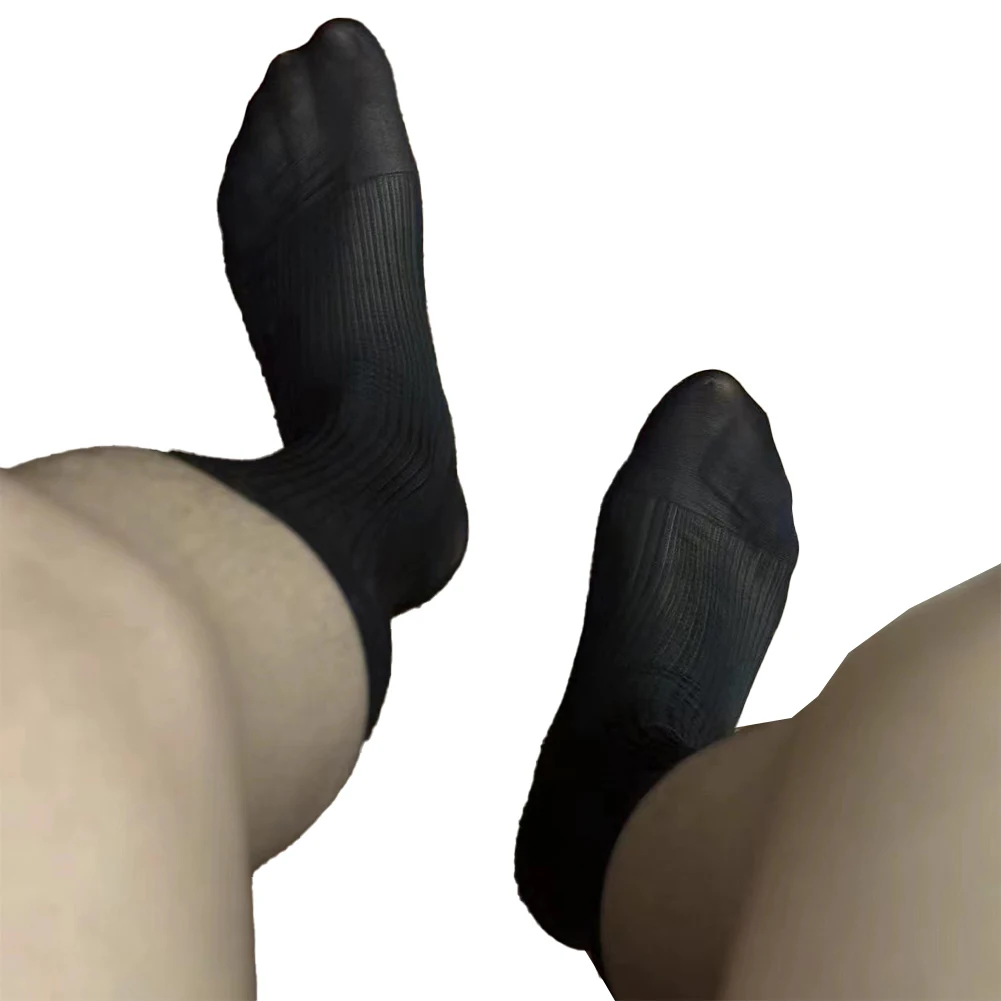 

For Business Formal Tube Socks Business Dress Socks For Business Male Sexy Ultra-thin Wear Traceless Brand New