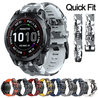 QuickFit Silicone Strap For Garmin Fenix 8 7 7X 6X 6 Pro 5X 5 Plus 945 For Garmin Instinct 2X Watchband 26mm 22mm Watch Bracelet