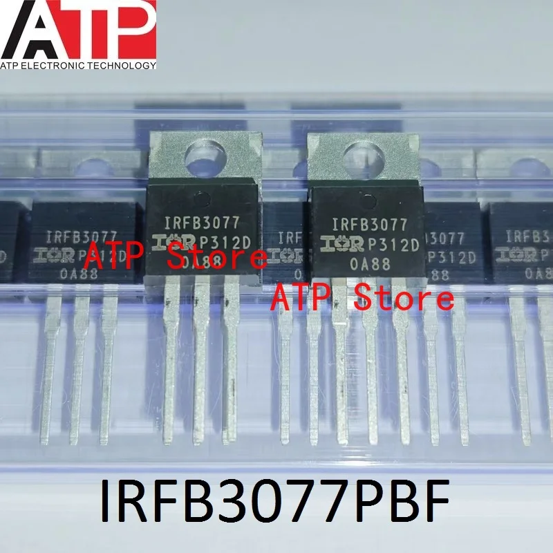 

10 шт./лот, 100% новый импортный оригинальный IRFB3077PBF IRFB3077 TO-220 75 В 210 А, транзистор MOSFET N-канальный