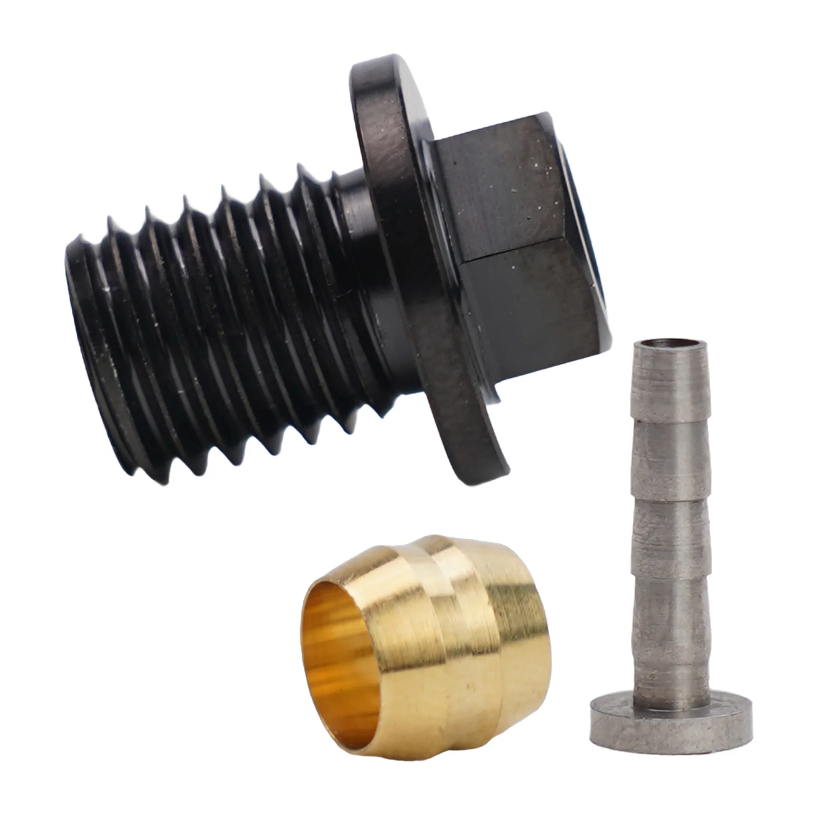 Bicycle Hydraulic Brake Lever Insert Connecting Nuts Kit For Shimano BH90 Road Bike Brake Olive Head Oil Needle Connector 