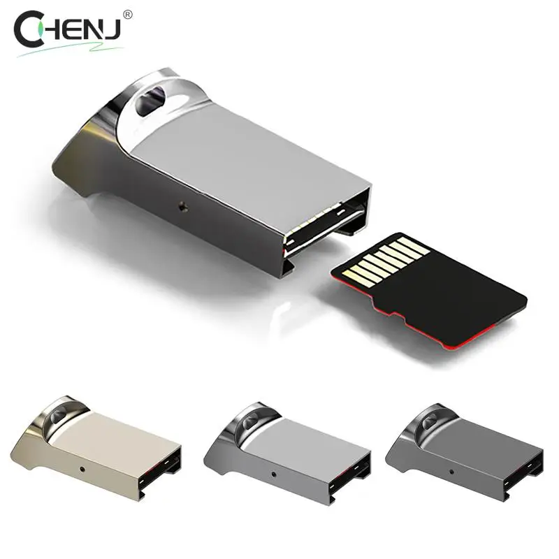 Mini USB Memory Card Reader Adapter For Micro SD Pc Computer Laptop Aluminum Memory Card Card Reader Adapter Usb Sd Card