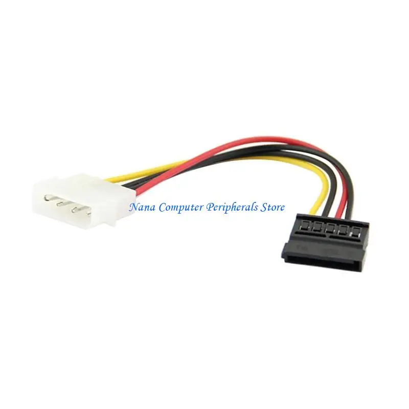 F68C 15P إلى 4Pin IDE محول كابل الطاقة المحمولة تمديد كابل 18 سم