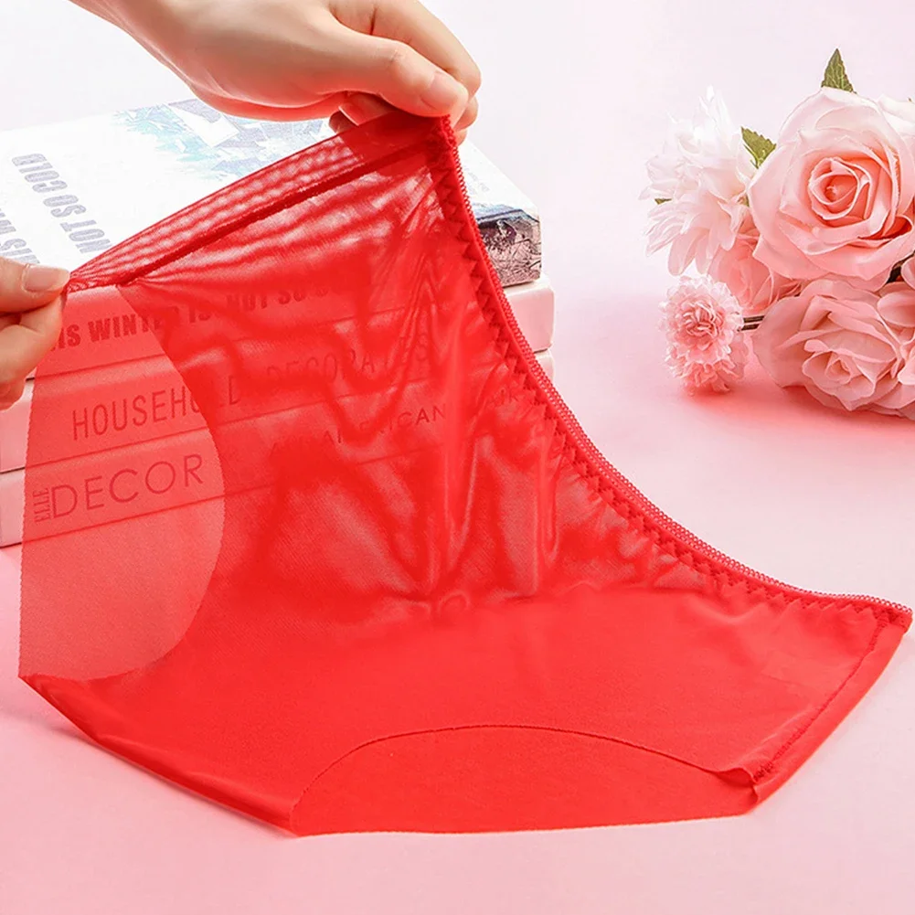 New Stylish Women Panties Female Briefs High Elasticity Knickers Lingerie Quick-drying Seamless See Through Daily