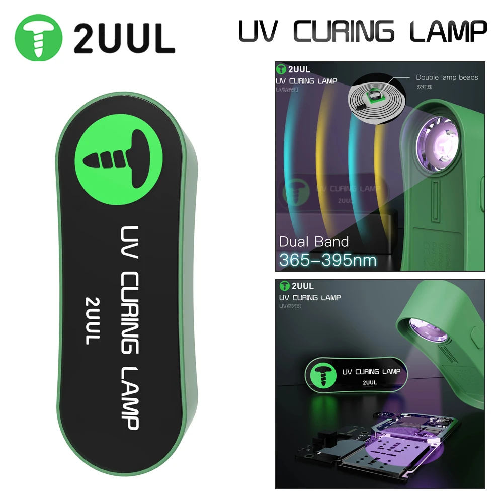 

2UUL SC08 UV Curing Lamp Smart LED Light Portable Mobile Phones Maintenance Lamp For iPhone iPad PCB Circuit Board Repair Tools