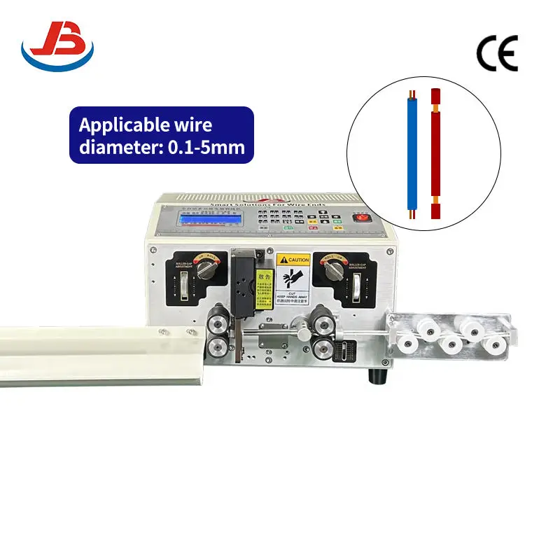 Fully Automatic Computer Wire Cutting Stripping Machine 0.1-6mm PVC Braided Coaxial Cable Cutter Stripper