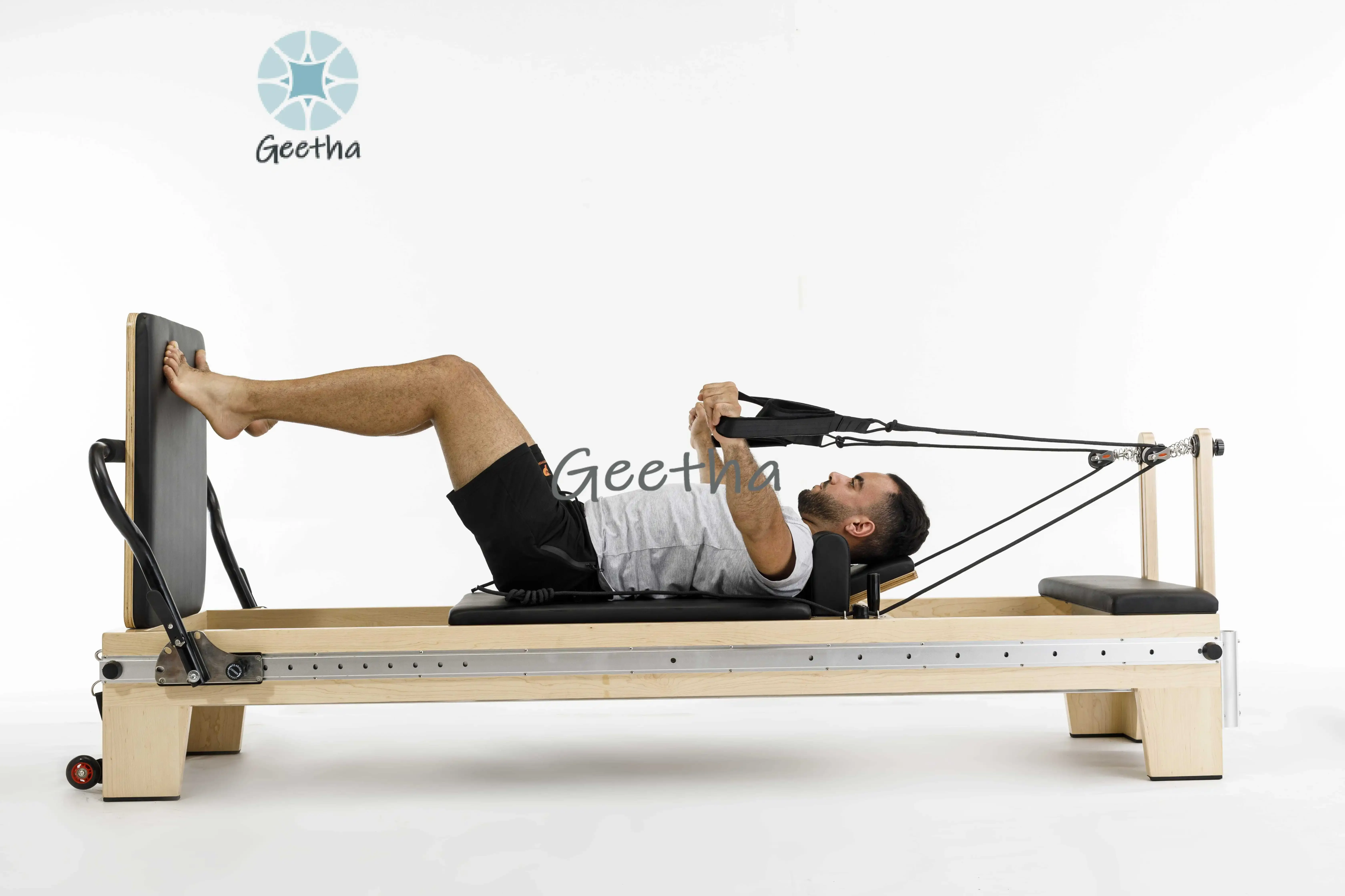 Yoga Exercise Fitness Equipment Maple Infinity Footbar Reformer Pilates Machine Wood