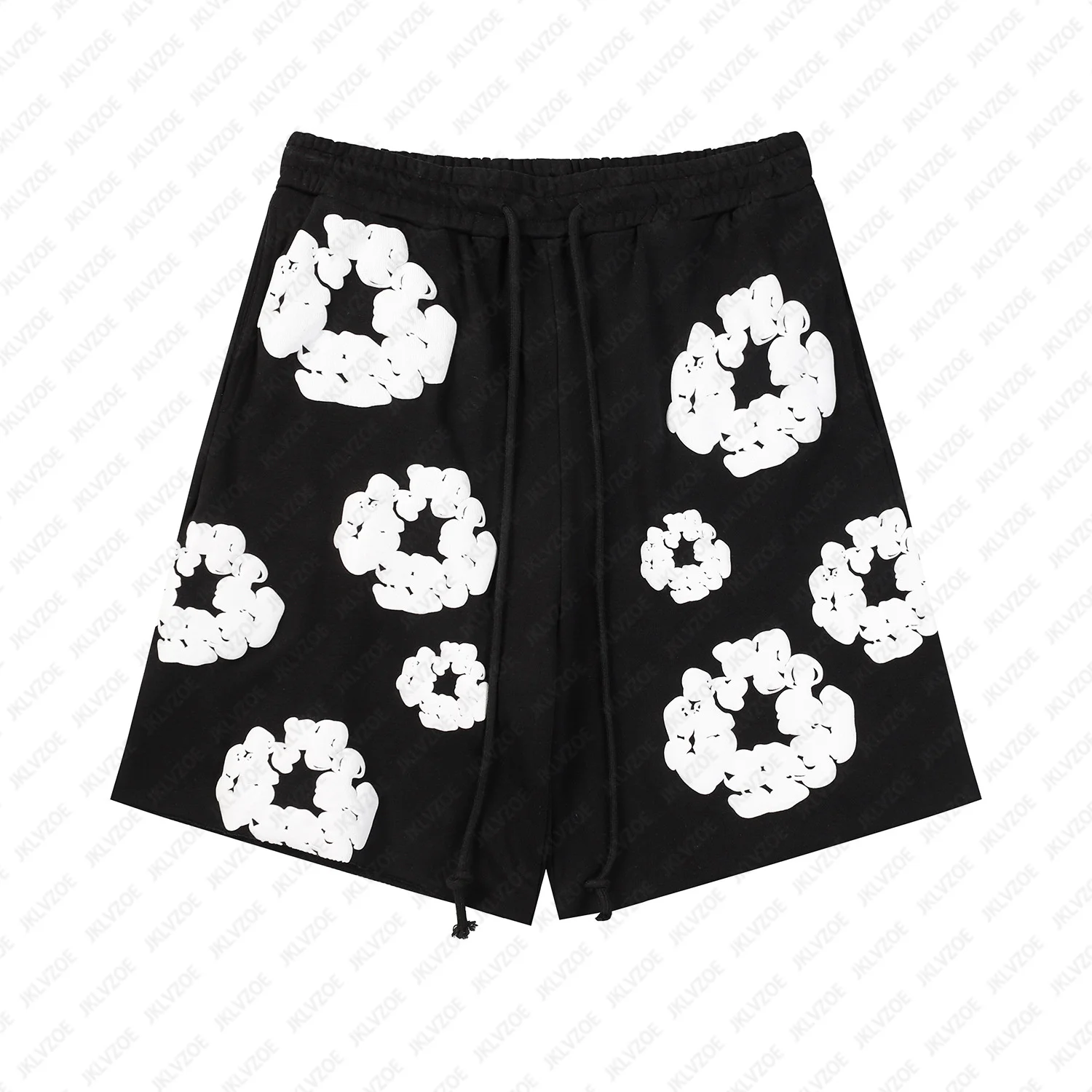 Europe America Fashion 3D Flower Shorts Summer Men Loose Beach Shorts Quick Dry Shorts For Summer Casual Oversized Sport Shorts