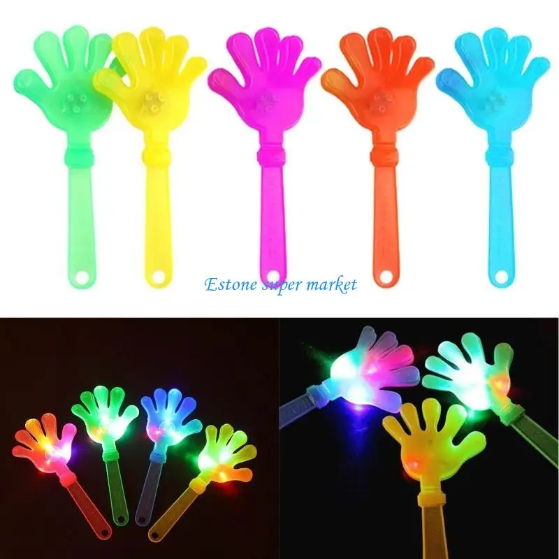 090B Light up Hands Clap Toy Luminous Clapping Kids Toy for Concert Props Christmas Kid Birthday New Year Party Supplies