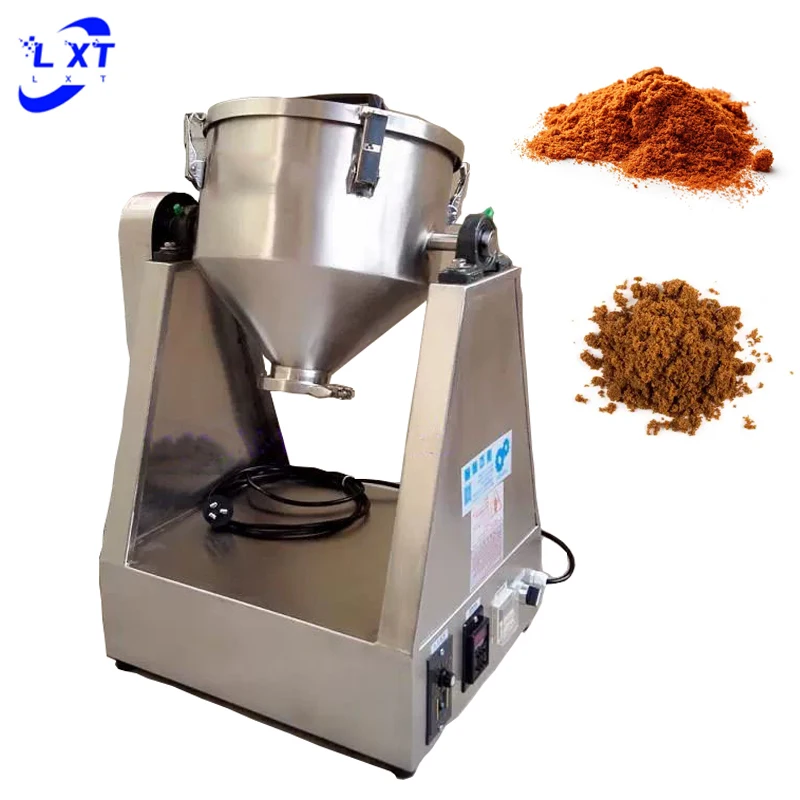 Stainless Steel Flour Food Powder Premix Blender Machine Double Cone Mixer